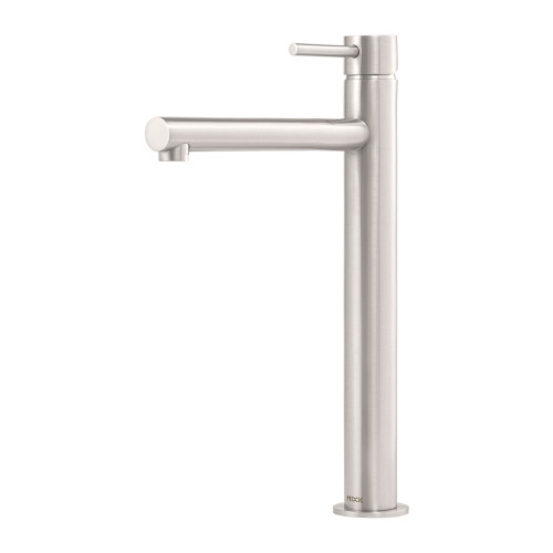 Anise Eco Tower Vessel Mixer Straight Spout Brushed Nickel Lead Free [328283]