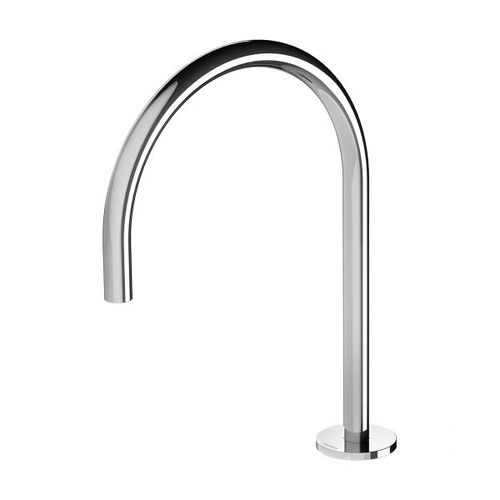 Vivid Slimline Gooseneck Hob Sink Outlet 220mm 4Star Chrome Lead Free [329566]