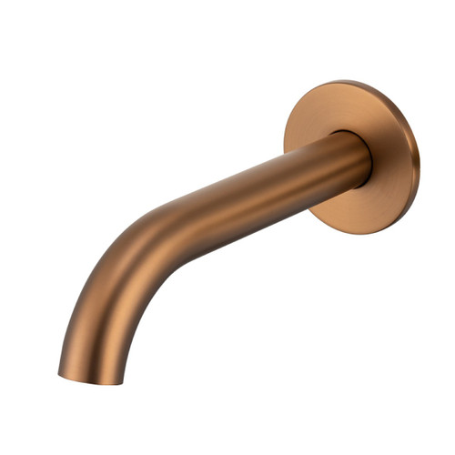Anise Wall Basin Spout 180mm Brushed Bronze Lead Free [319043]