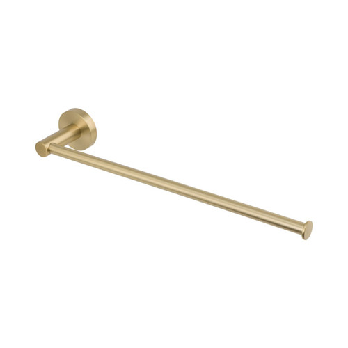 Chia Hand Towel / Spare Toilet Roll Holder Brushed Gold [319002]