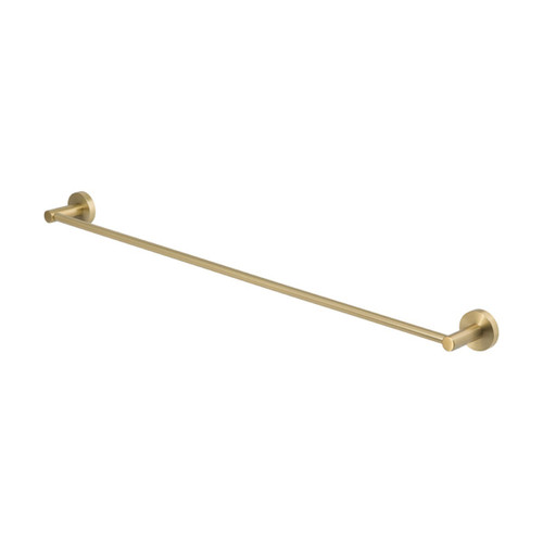Chia Single Towel Rail 750mm Brushed Gold [318984]