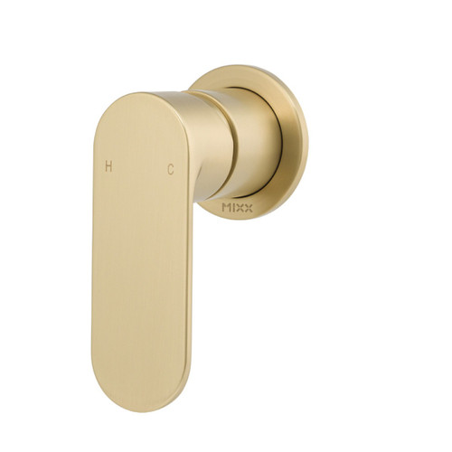 Saffron Shower Mixer (60mm Backplate) Brushed Gold Lead Free [319053]