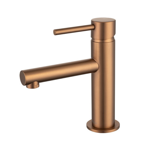 Anise Basin Mixer Straight Spout Brushed Bronze Lead Free [318964]