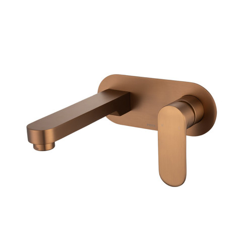Saffron Wall Plate Mixer Trim Kit Brushed Bronze Lead Free [318996]