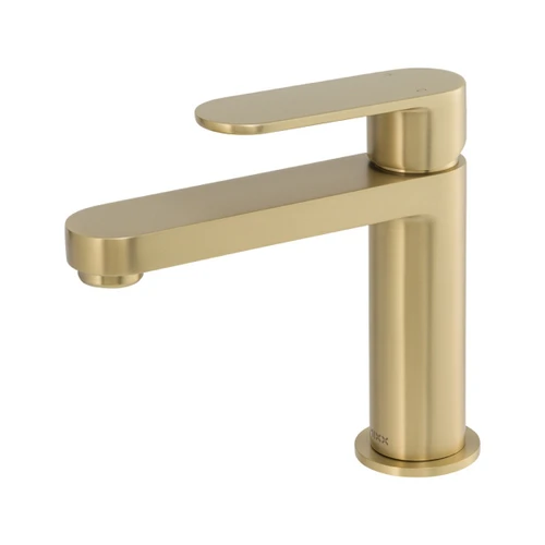 Saffron Basin Mixer Brushed Gold Lead Free [319092]