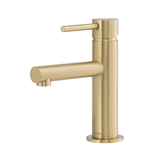 Anise Eco Basin Mixer Straight Spout Brushed Gold Lead Free [319094]
