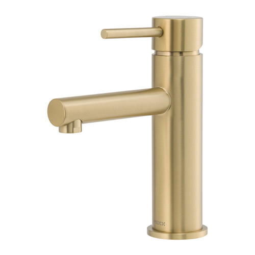 Anise Basin Mixer Straight Spout Brushed Gold Lead Free [319086]