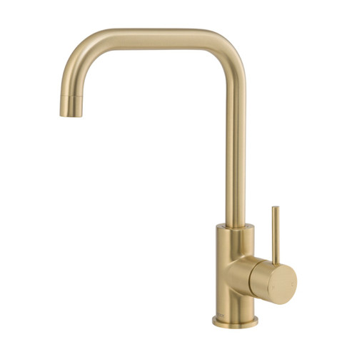 Anise Gooseneck Sink Mixer Brushed Gold Lead Free [319105]