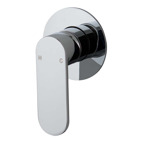 Saffron Shower Mixer Trim Kit (80mm Backplate) Chrome [320064]