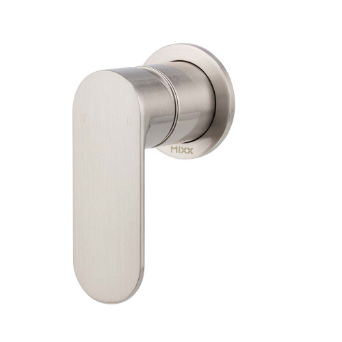 Saffron Shower Mixer Trim Kit (60mm Backplate) Brushed Nickel [320063]