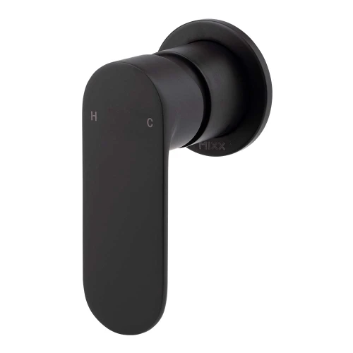 Saffron Shower Mixer Trim Kit (60mm Backplate) Matte Black [320071]