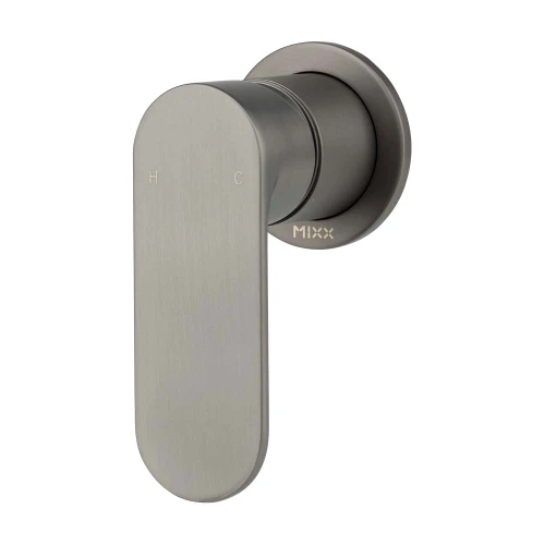 Saffron Shower Mixer Trim Kit (60mm Backplate) Gunmetal [320070]