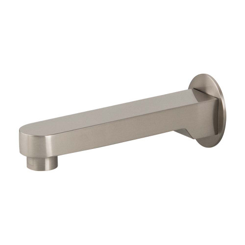 Saffron Wall Basin Spout 200mm Brushed Nickel [320088]