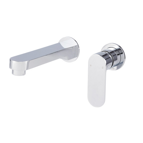 Saffron Dual Wall Plate Mixer Trim Kit Chrome Lead Free [320092]