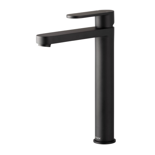 Saffron Tower Vessel Mixer Matte Black Lead Free [320019]