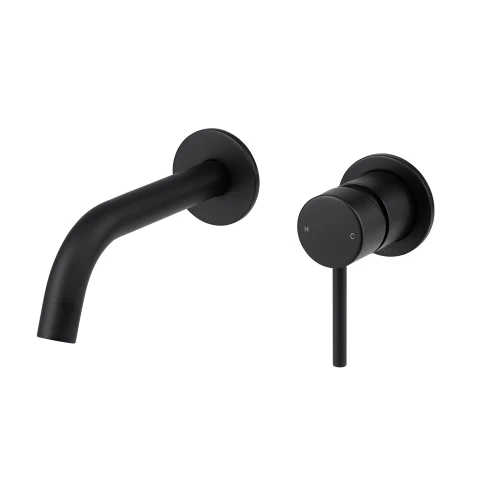 Anise Dual Wall Plate Mixer Trim Kit Matte Black Lead Free [323308]