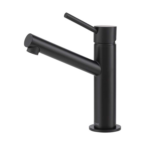 Anise Eco Basin Mixer Upswept Spout Matte Black [323238]