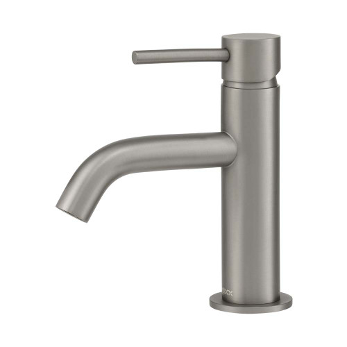 Anise Eco Basin Mixer Curved Spout Gunmetal [323246]