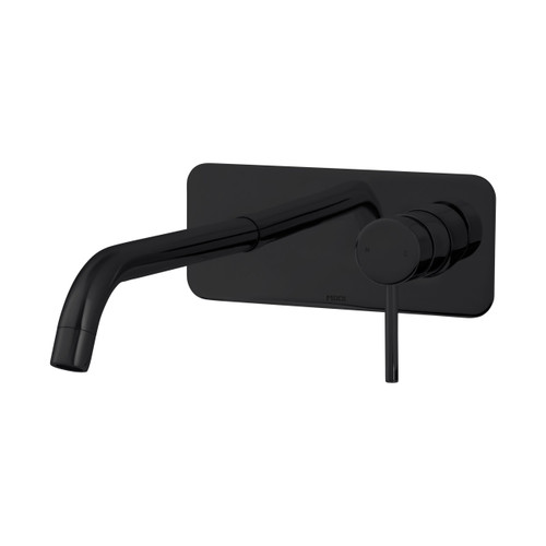 Anise Wall Plate Mixer with 210mm Spout Trim Kit Matte Black Lead Free [323258]