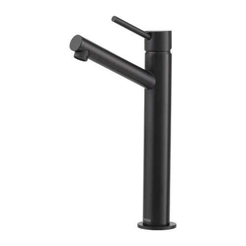 Anise Eco Tower Vessel Mixer Upswept Spout Matte Black [323304]