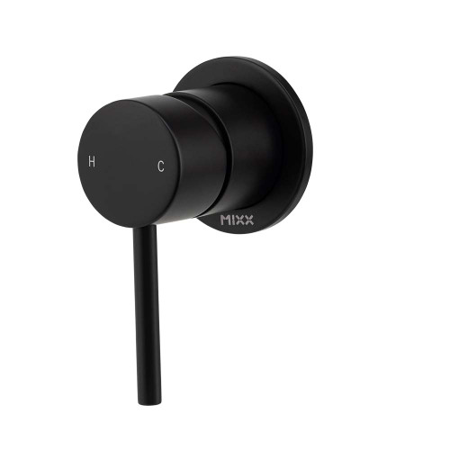 Anise Shower Mixer Trim Kit (60mm Backplate) Matte Black [323226]