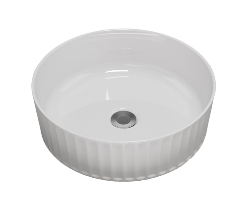 Allure Flute Basin 365mm Gloss White [298559]