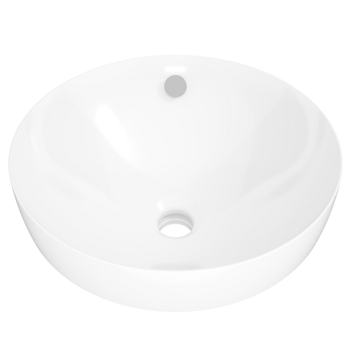 Henry Above Counter Basin 360mm White Gloss [322399]