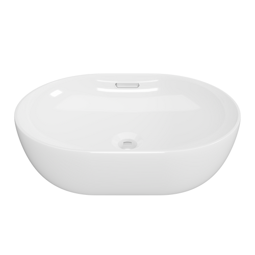 Giana Above Counter Basin 490mm White Gloss [322400]