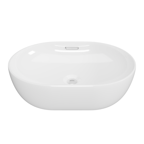 Giana Above Counter Basin 490mm White Gloss [322400]