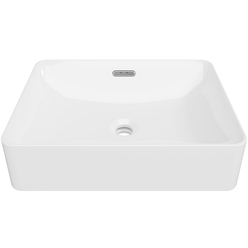 August Above Counter Basin 500mm White Gloss [322401]