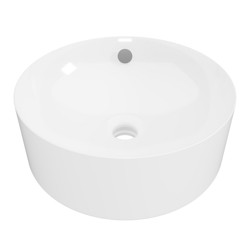 Hazel Above Counter Basin 360mm White Gloss [322402]