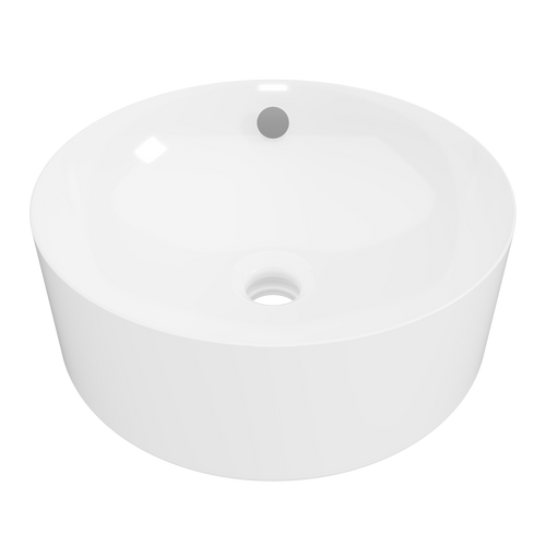Hazel Above Counter Basin 360mm White Gloss [322402]