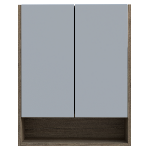 Sanremo Shaving Cabinet 600mm Double Door Gold Collection White [290477]