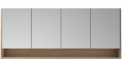Sanremo Shaving Cabinet 1800mm Four Door Gold Collection White [290490]