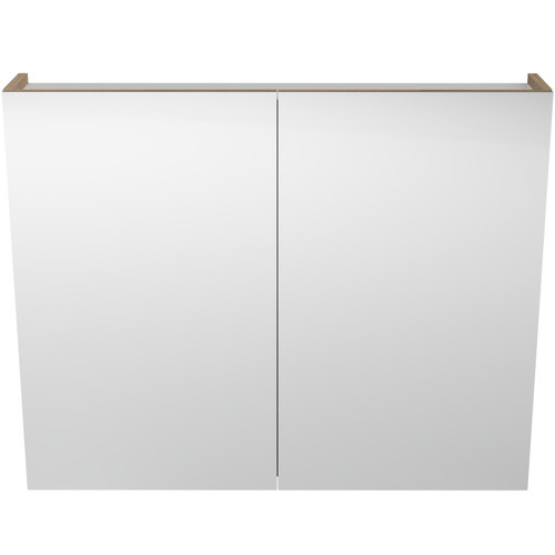 Tennessee Shaving Cabinet 900mm Double Door Gold Collection White [290494]