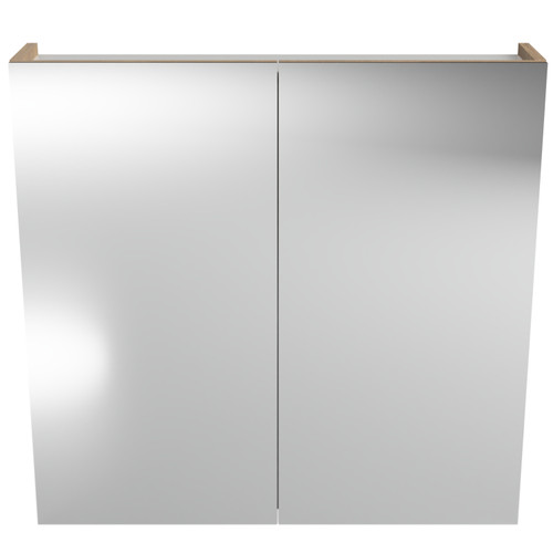 Tennessee Shaving Cabinet 1050mm Double Door Platinum Collection White [290497]
