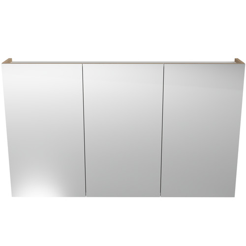 Tennessee Shaving Cabinet 1500mm Four Door Platinum Collection White [290508]