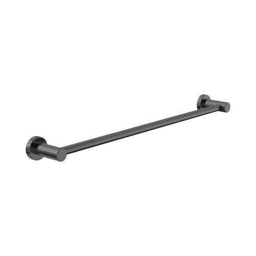 Dolce II Single Towel Rail 600mm Gunmetal [315798]