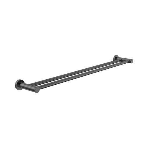 Dolce II Double Towel Rail 800mm Gunmetal [315749]