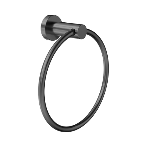 Dolce II Hand Towel Ring Gunmetal [315750]