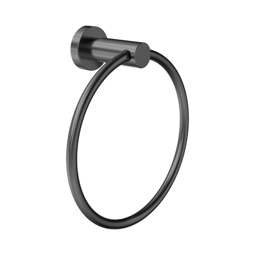 Dolce II Hand Towel Ring Gunmetal [315750]