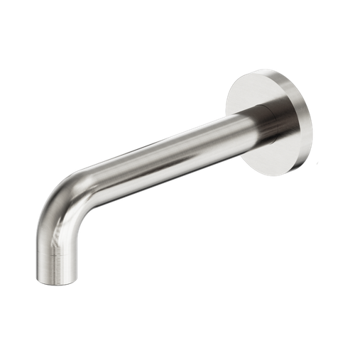 X Plus Wall Basin Spout (Only) 180mm Brushed Nickel [322210]