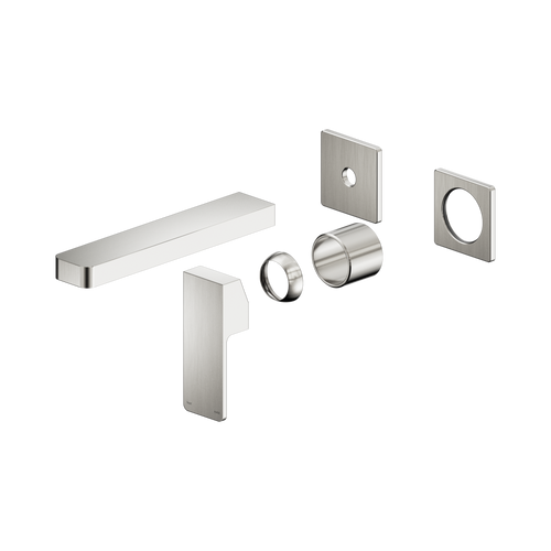 Celia Wall Basin or Bath Mixer Separate Back Plate Trim Kit (Only) Brushed Nickel [322211]