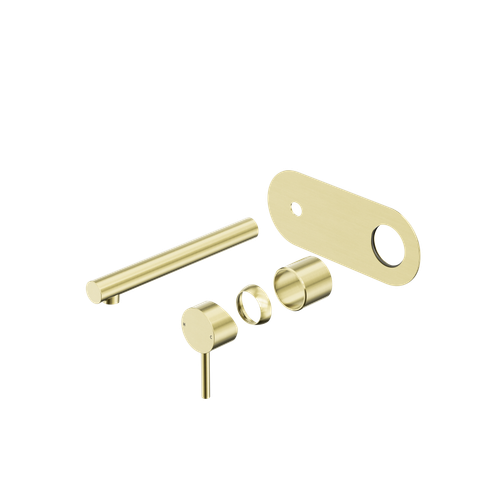 Dolce II Wall Basin or Bath Mixer Trim Kit (Only) Brushed Gold [322159]