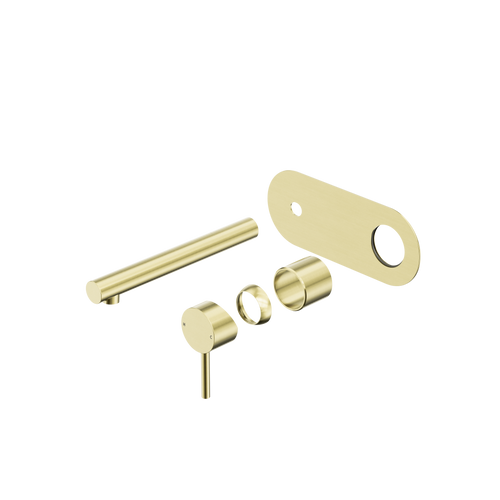 Dolce II Wall Basin or Bath Mixer Trim Kit (Only) Brushed Gold [322159]
