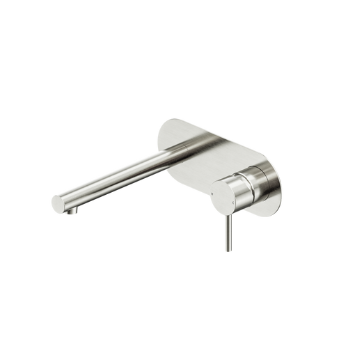 Dolce II Wall Basin or Bath Mixer Brushed Nickel [322064]