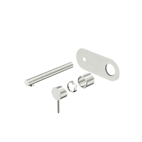 Dolce II Wall Basin or Bath Mixer Trim Kit (Only) Brushed Nickel [322042]