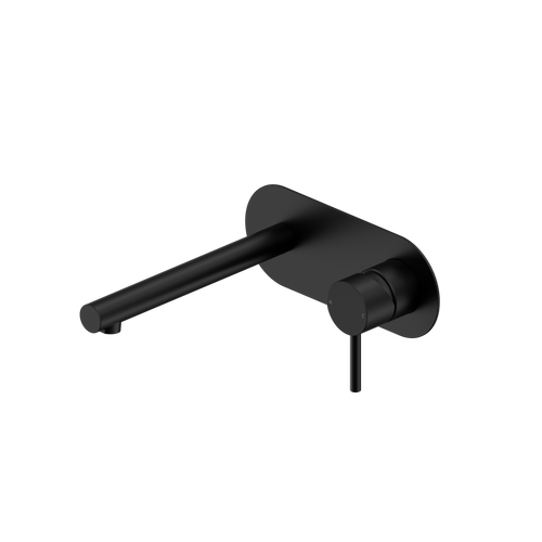 Dolce II Wall Basin or Bath Mixer Matte Black [322041]
