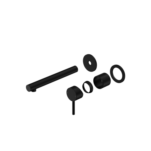 Dolce II Wall Basin or Bath Mixer Separate Back Plate Trim Kit (Only) Matte Black [322040]