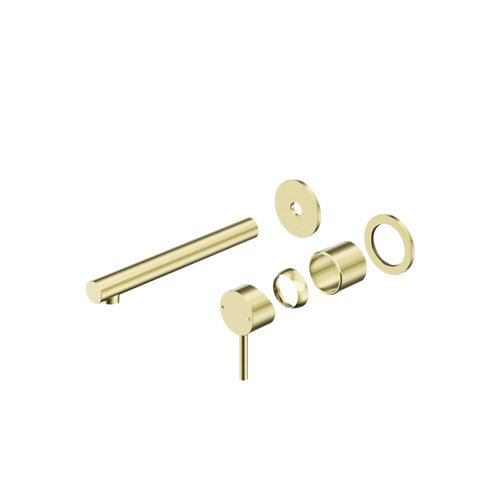 Dolce II Wall Basin or Bath Mixer Separate Back Plate Trim Kit (Only) Brushed Gold [322209]